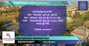 Residential Plot for Sale in Bahria Town, Lahore - (BP-75064)