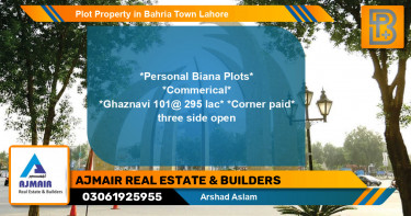 Residential Plot for Sale in Bahria Town, Lahore - (BP-75078)