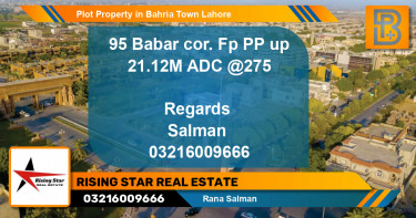Residential Plot for Sale in Bahria Town, Lahore - (BP-75111)