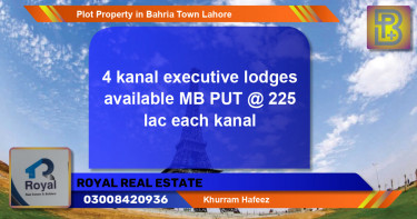 Residential Plot for Sale in Bahria Town, Lahore - (BP-75163)