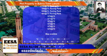 Residential Plot for Sale in Bahria Town, Lahore - (BP-75216)