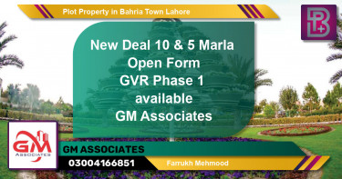 Residential Plot for Sale in Bahria Town, Lahore - (BP-75233)