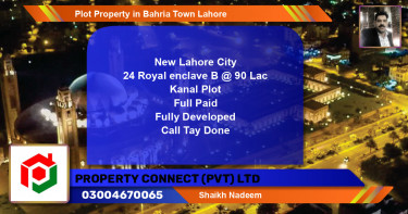 Residential Plot for Sale in Bahria Town, Lahore - (BP-75253)