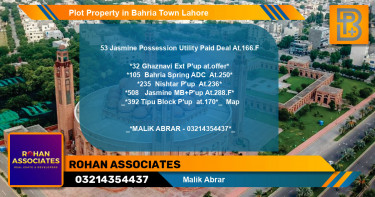 Residential Plot for Sale in Bahria Town, Lahore - (BP-75277)