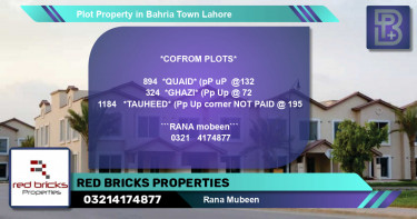 Residential Plot for Sale in Bahria Town, Lahore - (BP-75286)