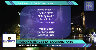 Residential Plot for Sale in Bahria Town, Lahore - (BP-75292)