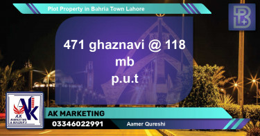 Residential Plot for Sale in Bahria Town, Lahore - (BP-75314)