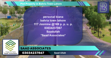 Residential Plot for Sale in Bahria Town, Lahore - (BP-75328)
