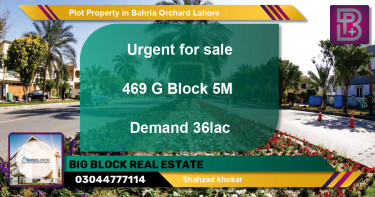Residential Plot for Sale in Bahria Orchard, Lahore - (BP-75341)
