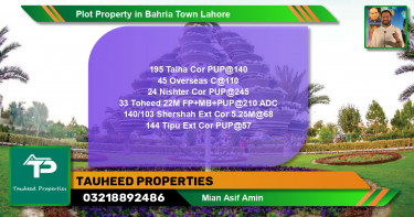 Residential Plot for Sale in Bahria Town, Lahore - (BP-75345)