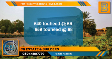 Residential Plot for Sale in Bahria Town, Lahore - (BP-75349)