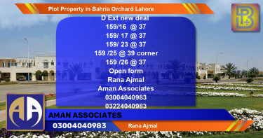 Residential Plot for Sale in Bahria Orchard, Lahore - (BP-75370)