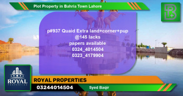 Residential Plot for Sale in Bahria Town, Lahore - (BP-75402)