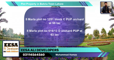Residential Plot for Sale in Bahria Town, Lahore - (BP-75414)