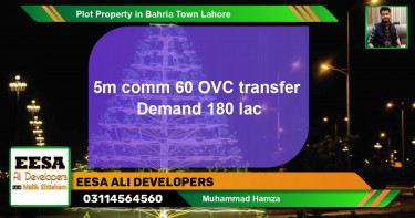 Residential Plot for Sale in Bahria Town, Lahore - (BP-75415)