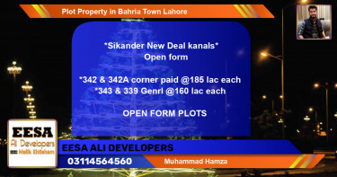 Residential Plot for Sale in Bahria Town, Lahore - (BP-75417)