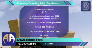 Commercial Property for Sale in Bahria Town, Lahore - (BP-75421)