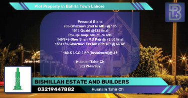 Residential Plot for Sale in Bahria Town, Lahore - (BP-75447)