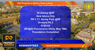 Residential Plot for Sale in Bahria Town, Lahore - (BP-75451)