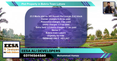 Residential Plot for Sale in Bahria Town, Lahore - (BP-75471)
