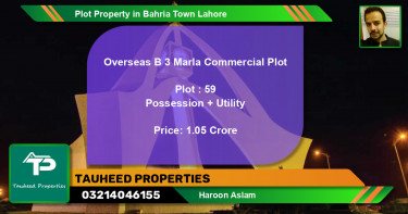 Commercial Plot for Sale in Bahria Town, Lahore - (BP-75485)