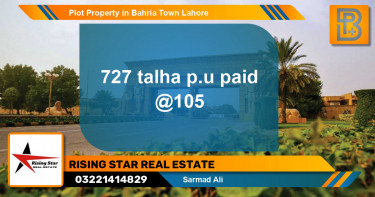 Residential Plot for Sale in Bahria Town, Lahore - (BP-75521)