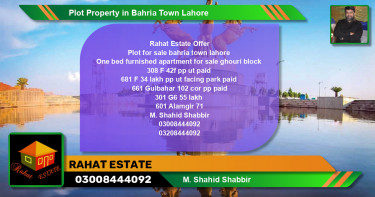 Residential Plot for Sale in Bahria Town, Lahore - (BP-75552)