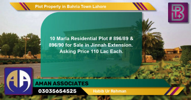 Residential Plot for Sale in Bahria Town, Lahore - (BP-75564)