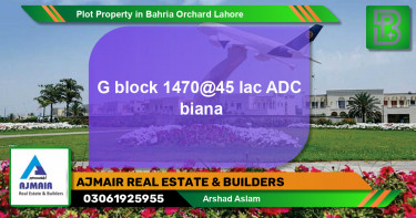 Residential Plot for Sale in Bahria Orchard, Lahore - (BP-75645)