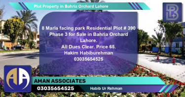 Residential Plot for Sale in Bahria Orchard, Lahore - (BP-75756)
