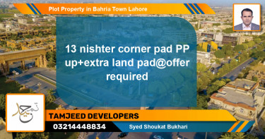 Residential Plot for Sale in Bahria Town, Lahore - (BP-75766)