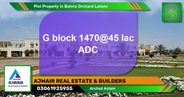 Residential Plot for Sale in Bahria Orchard, Lahore - (BP-75774)