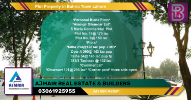Commercial Plot for Sale in Bahria Town, Lahore - (BP-75775)