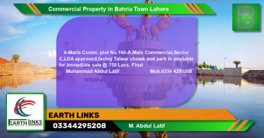 Commercial Property for Sale in Bahria Town, Lahore - (BP-75778)