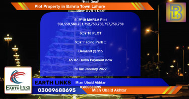 Residential Plot for Sale in Bahria Town, Lahore - (BP-75784)