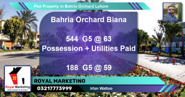 Residential Plot for Sale in Bahria Orchard, Lahore - (BP-75810)