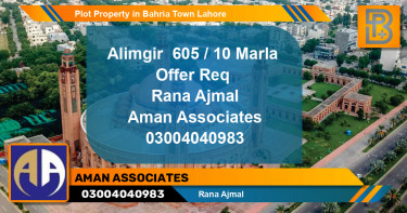 Residential Plot for Sale in Bahria Town, Lahore - (BP-75872)