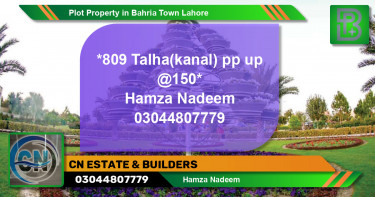 Residential Plot for Sale in Bahria Town, Lahore - (BP-75873)