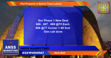 Residential Plot for Sale in Bahria Town, Lahore - (BP-75989)