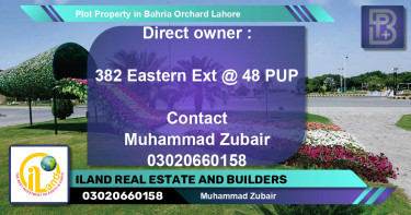 Residential Plot for Sale in Bahria Orchard, Lahore - (BP-76052)