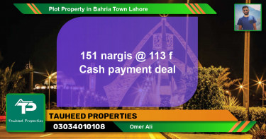Residential Plot for Sale in Bahria Town, Lahore - (BP-76065)