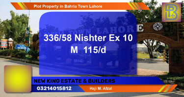 Residential Plot for Sale in Bahria Town, Lahore - (BP-76078)