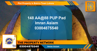 Residential Plot for Sale in Bahria Town, Lahore - (BP-76119)
