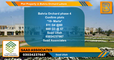 Residential Plot for Sale in Bahria Orchard, Lahore - (BP-76146)