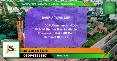Commercial Property for Sale in Bahria Town, Lahore - (BP-76150)