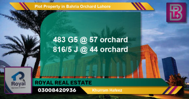 Residential Plot for Sale in Bahria Orchard, Lahore - (BP-76240)