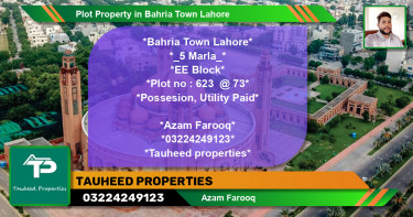 Residential Plot for Sale in Bahria Town, Lahore - (BP-76430)