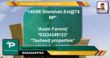 Residential Plot for Sale in Bahria Town, Lahore - (BP-76449)