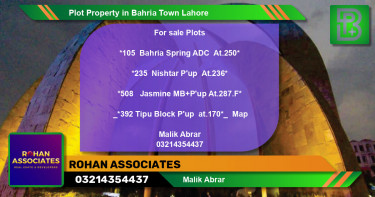 Residential Plot for Sale in Bahria Town, Lahore - (BP-76484)