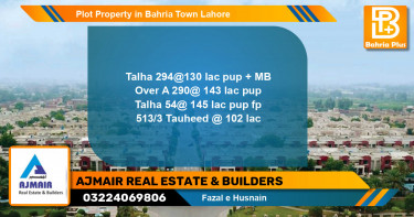 Residential Plot for Sale in Bahria Town, Lahore - (BP-76491)